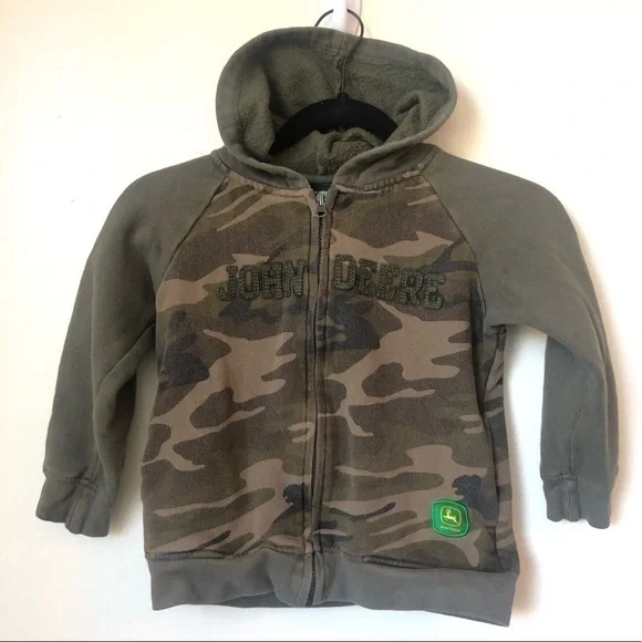 for $25 John Deere Camouflage Full Zip Hoodie
